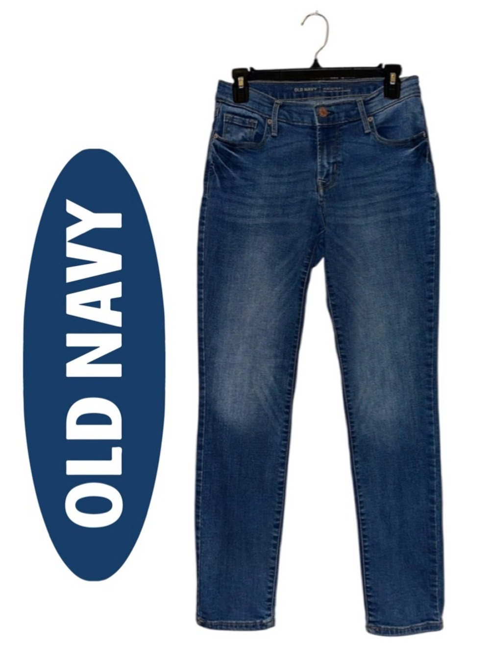 OLD NAVY Original Mid-Rise Jeans Classic Staple Western Essential Y2K Women 2S